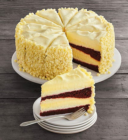 The Cheesecake Factory® Ultimate Red Velvet Cake Cheesecake™ - 10"